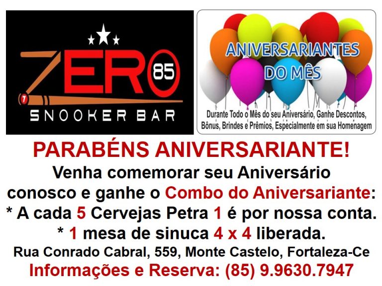 Zero85 Bar – Monte Castelo